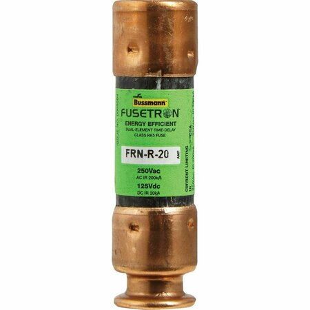 BUSSMANN 20A FRN-R Cartridge Heavy-Duty Time Delay Cartridge Fuse FRN-R-20